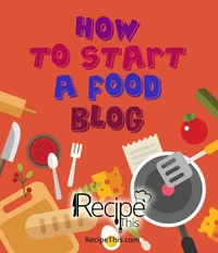 How To Start A Food Blog: Food Blogging Diary &amp; Food Blog Book For Beginners