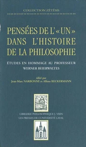 Pensées de l'un dans l'histoire philosop