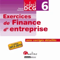DCG 6 Exercices de Finance d'entreprise