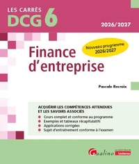 Finance d'entreprise DCG 6