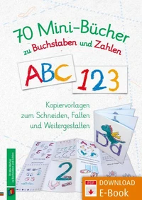 70 Mini-Bücher zu Buchstaben und Zahlen