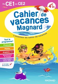Cahier de vacances du CE1 vers le CE2