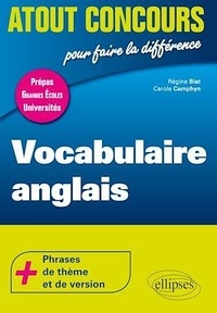 Régine Biat et Carole Camphyn - Vocabulaire anglais.