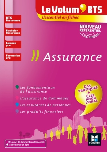 Régine Marquet - Le Volum' BTS - Assurance - BTS, Bachelor, Licence pro, formation pro  - Révision et entrainement.