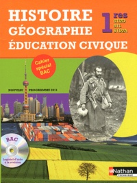 Régis Bénichi et Yves Colombel - Histoire Géographie Education civique 1e STI2D STL STD2A - Programme 2011. 1 Cédérom