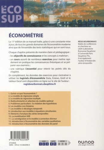 Econométrie 11e édition