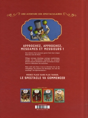 Une aventure des Spectaculaires Tome 5 Les spectaculaires contre les brigades du pitre