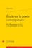 Etude sur la poésie contemporaine. Des affleurements du réel à une philosophie du vivre