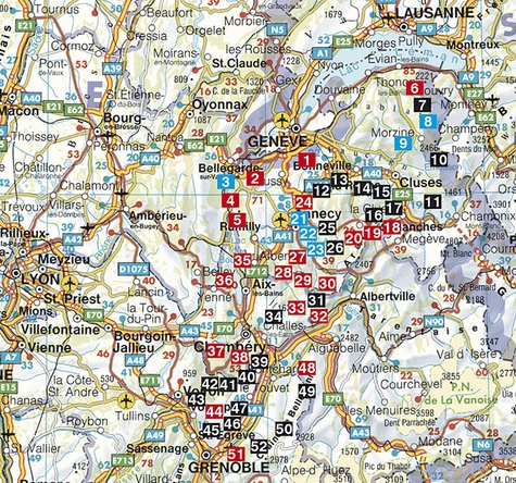 Préalpes Isère et Savoies. De Genève à Grenoble - avec la Chartreuse et Belledonne, 52 randonnées sélectionnées