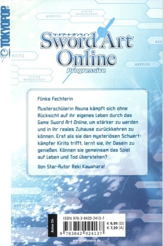 Sword Art Online Progressive Tome 3