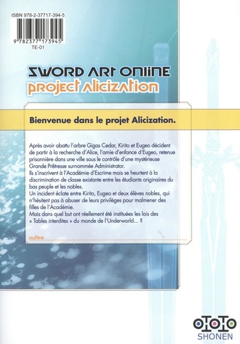 Sword Art Online - Project Alicization Tome 4