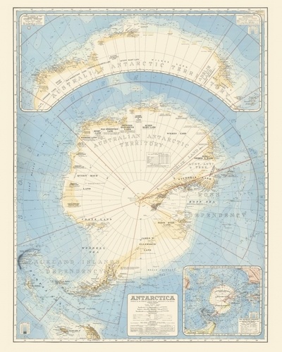Antarctique. 85 x 68 cm