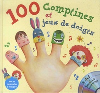 Rémi Guichard et Bruno Robert - 100 comptines et jeux de doigts. 2 CD audio