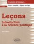 Rémi Lefebvre - Leçons d'introduction à la science politique.