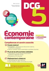 Rémi Leurion et Alain Burlaud - DCG 5 - Economie contemporaine - Manuel et applications - Edition 2022-2023.
