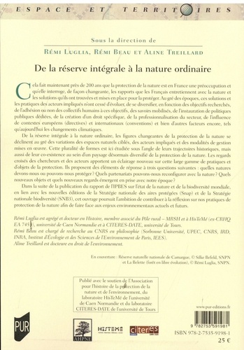 De la réserve intégrale à la nature ordinaire. Les figures changeantes de la protection de la nature