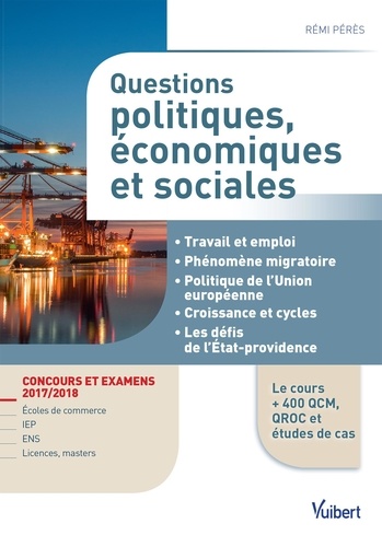 Questions politiques économiques et sociales  Edition 2017-2018