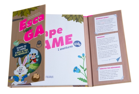 Escape Game Kids 2 aventures : Echappe-toi du monde d'Alice au pays des merveilles ! ; Sauve les animaux du zoo !