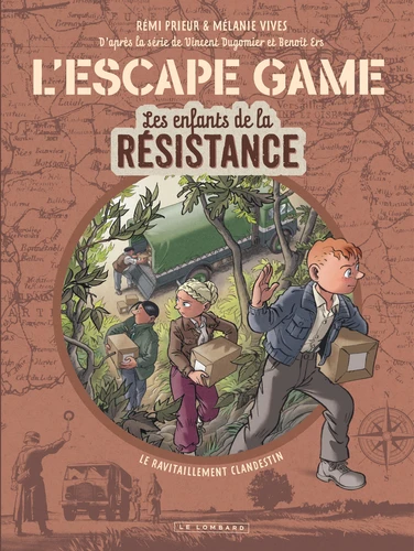 Couverture de L'escape game Les enfants de la Résistance n° Tome 2 Le Ravitaillement clandestin