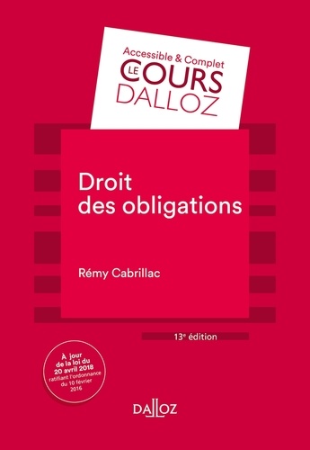 Droit des obligations