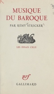 Rémy Stricker - Musique du baroque.