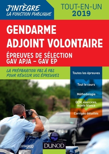 Rénald Boismoreau et Corinne Pelletier - Gendarme adjoint volontaire - 2019 - Epreuves de sélection GAV  APJA - EP - Catégorie C - Tout-en-un.