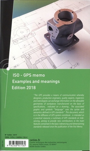 ISO-GPS Spécification GD & T  Edition 2018