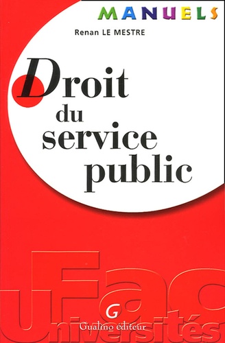 Renan Le Mestre - Droit du service public.