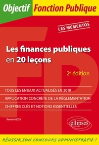 Renan Mégy - Les finances publiques en 20 leçons.