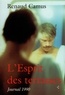 Renaud Camus - L'esprit des terrasses - Journal 1990.