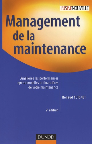 Renaud Cuignet - Management de la maintenance.