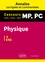 Physique MP, PC. Concours 2019/2020/2021, X-ENS