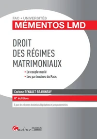 Droit des régimes matrimoniaux