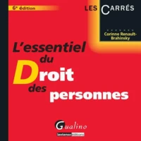L'essentiel du Droit des personnes