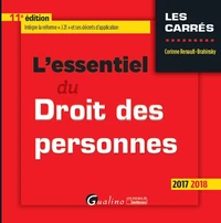 L'essentiel du droit des personnes