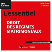 L'essentiel du droit des régimes matrimoniaux