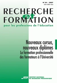 Recherche et Formation pour les professions de l'éducation