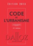 René Cristini - Code de l'urbanisme 2013 commenté.