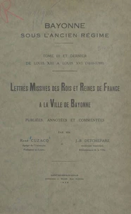 Bayonne sous l'Ancien Régime (3)