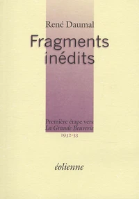 Fragments inédits 1932-33