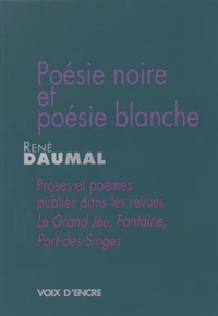 Poésie noire et poésie blanche