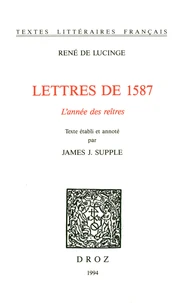 Lettres de 1587