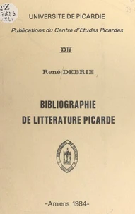 Bibliographie de littérature picarde