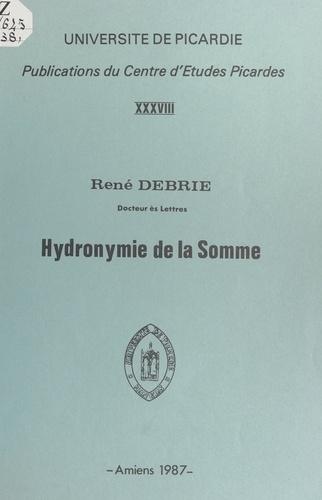 Hydronymie de la Somme