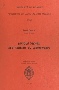 Lexique picard des parlers du Vermandois