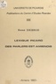 René Debrie et  Centre d'études picardes de l' - Lexique picard des parlers Est-amiénois.