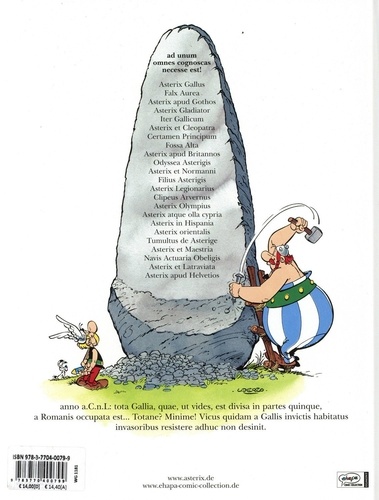 Astérix Tome 21 Navis actuaria Obeligis