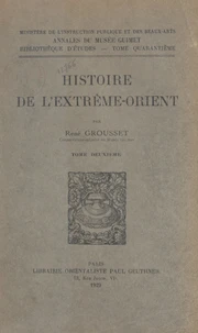 Histoire de l'Extrême-Orient (2)