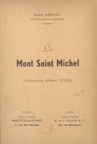 René Herval et Henri Voisin - Le Mont Saint-Michel.