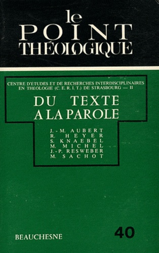 René Heyer - Du texte à la parole.